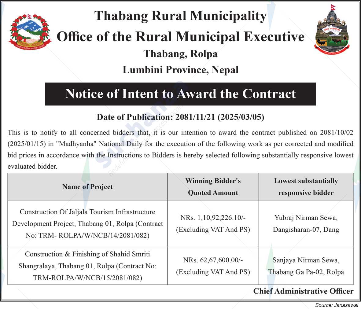 Thabang Rural Municipality