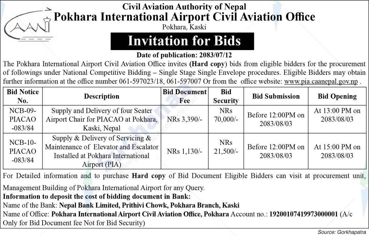 Pokhara International Airport Civil Aviation Office