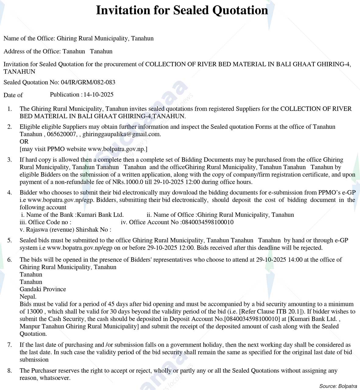 Ghiring Rural Municipality