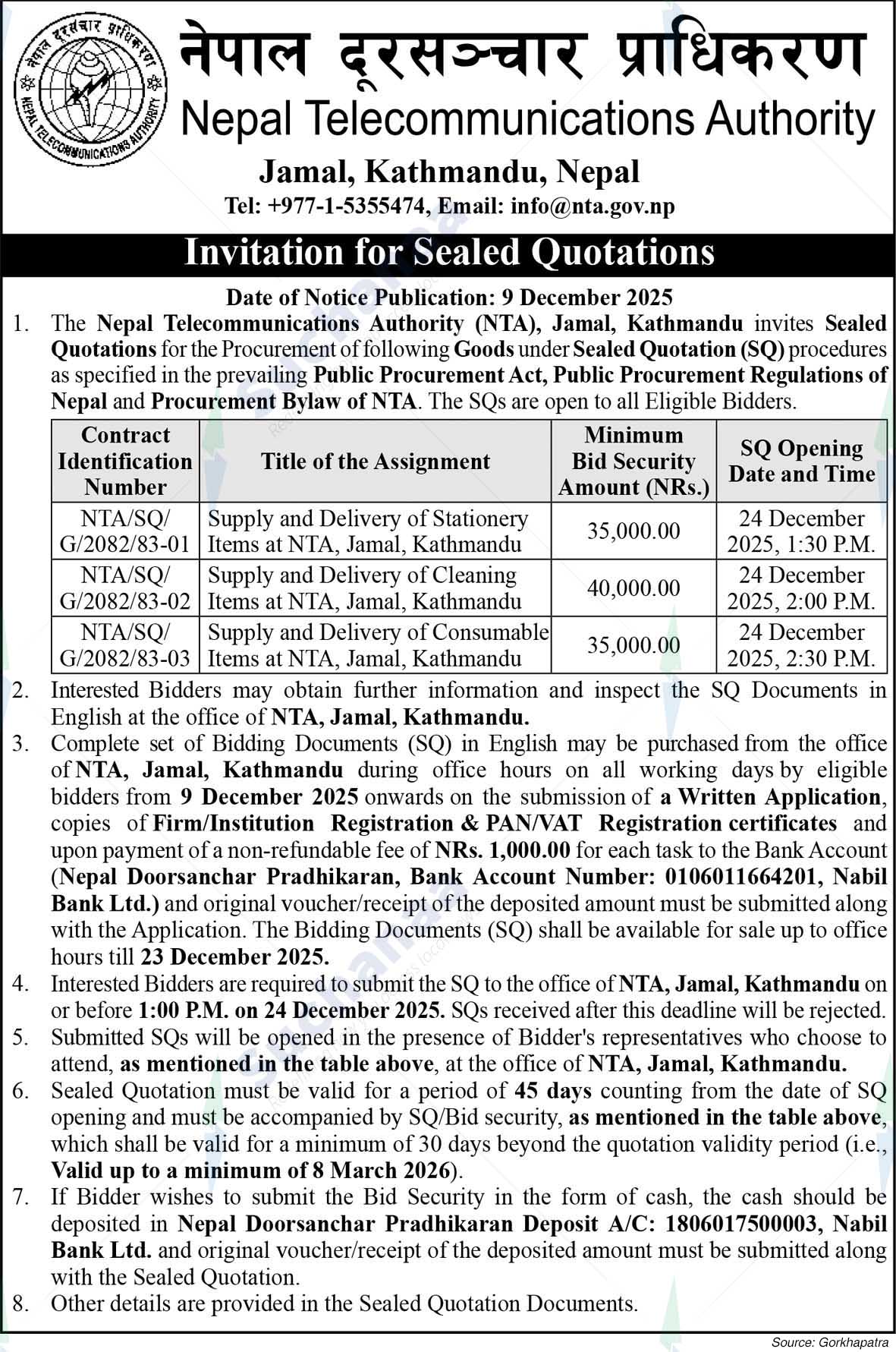 Nepal Doorsanchar Company Limited (NTC)