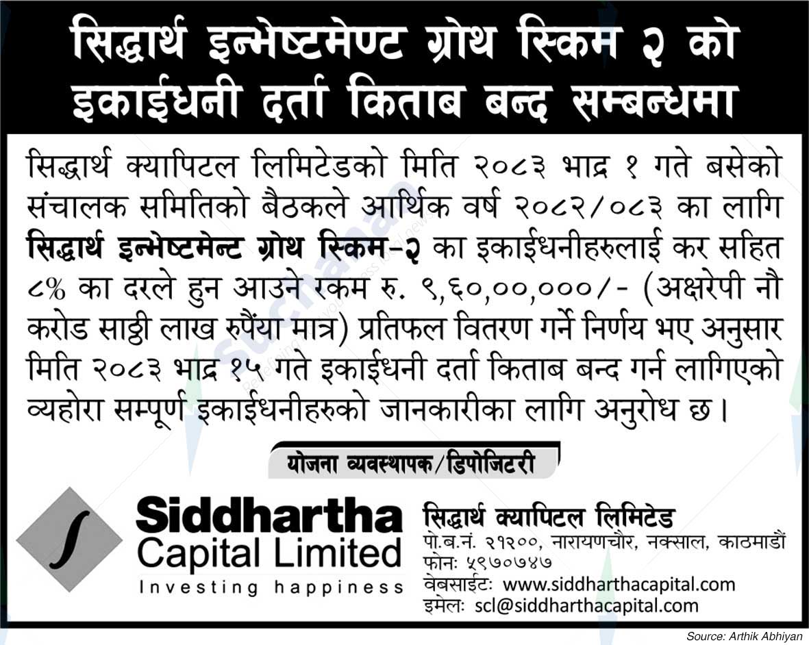Siddhartha Capital Limited