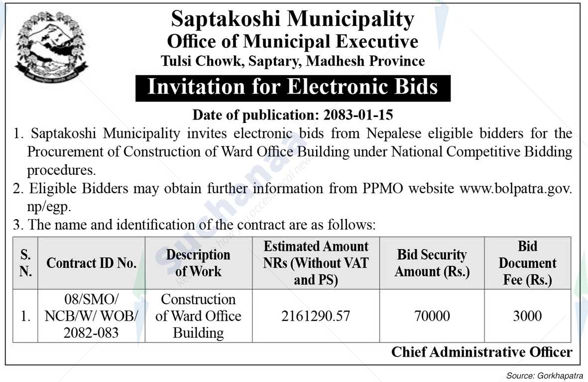 Saptakoshi Municipality