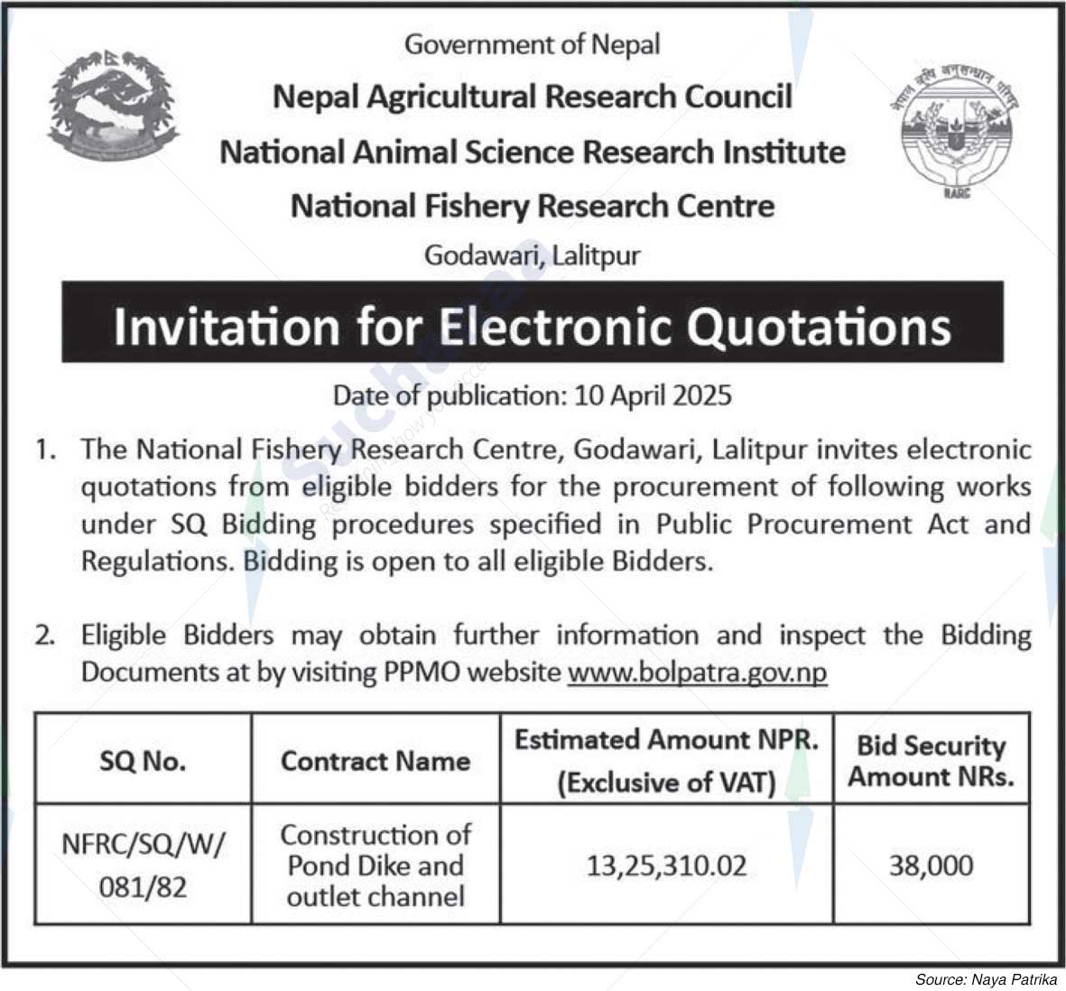National Fishery Research Centre
