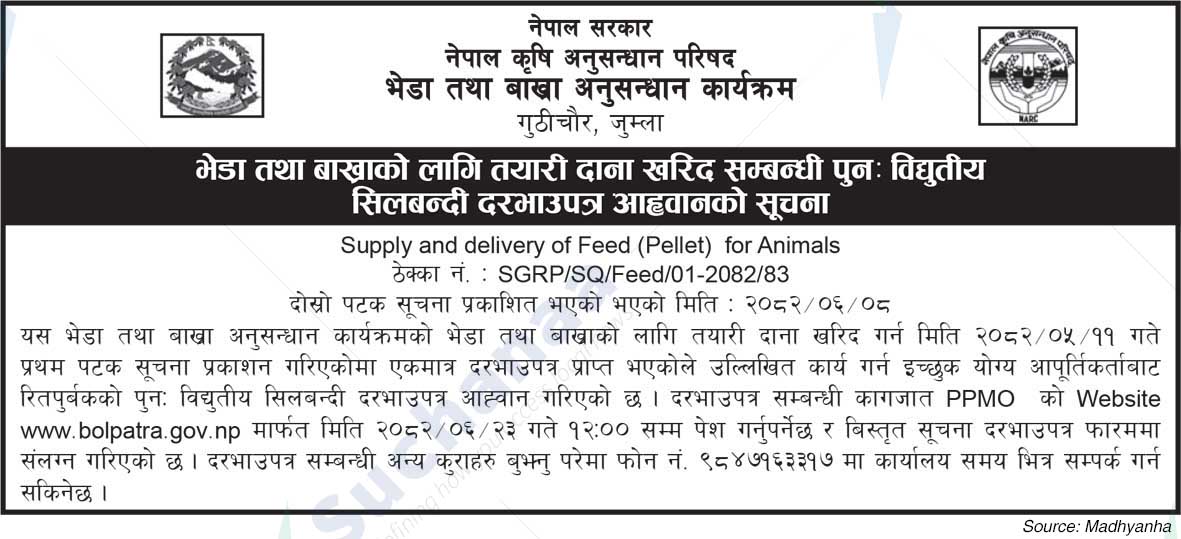 Council Sheep and Goat Research Program, Jumla