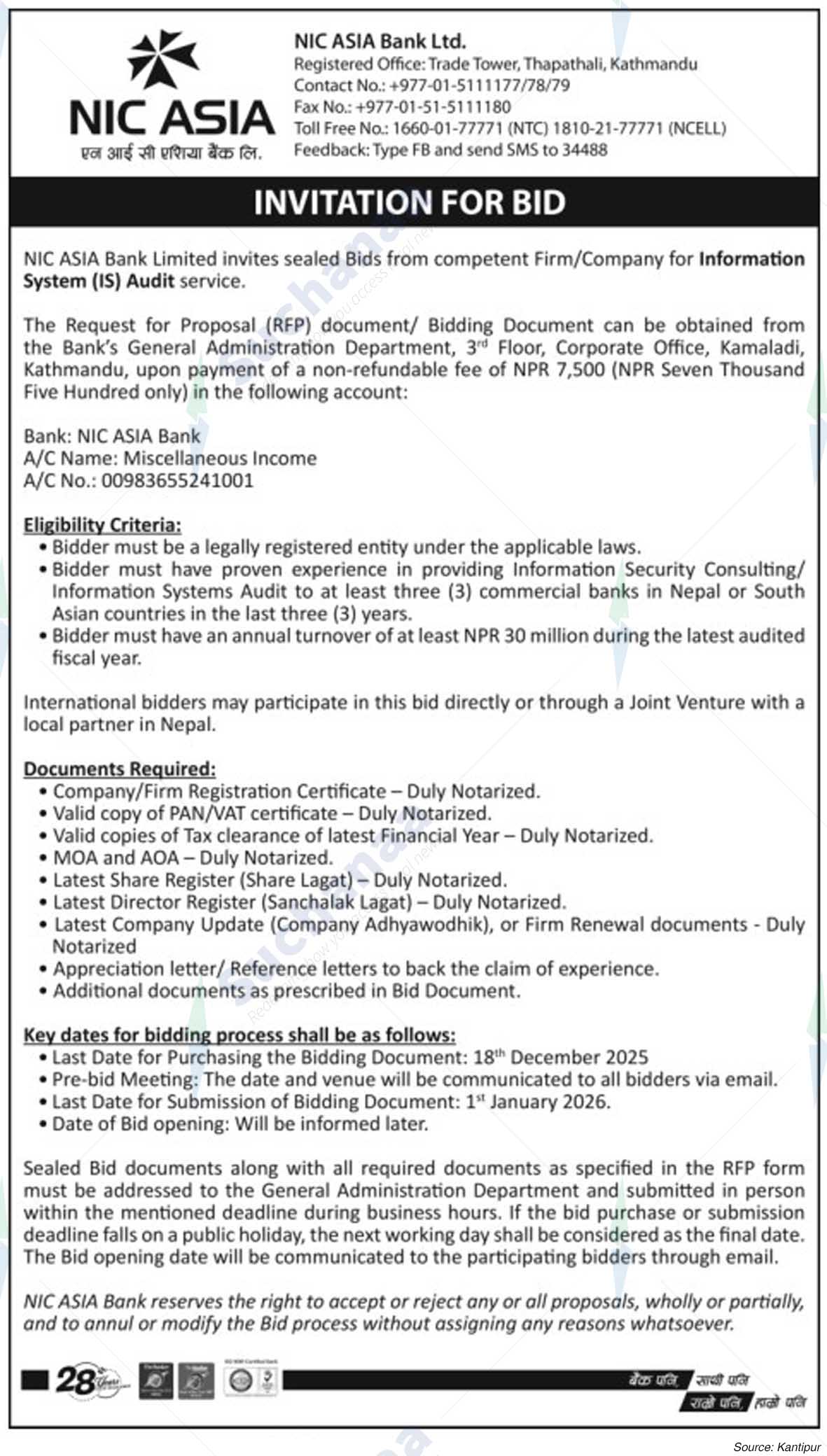 NIC Asia Bank Limited