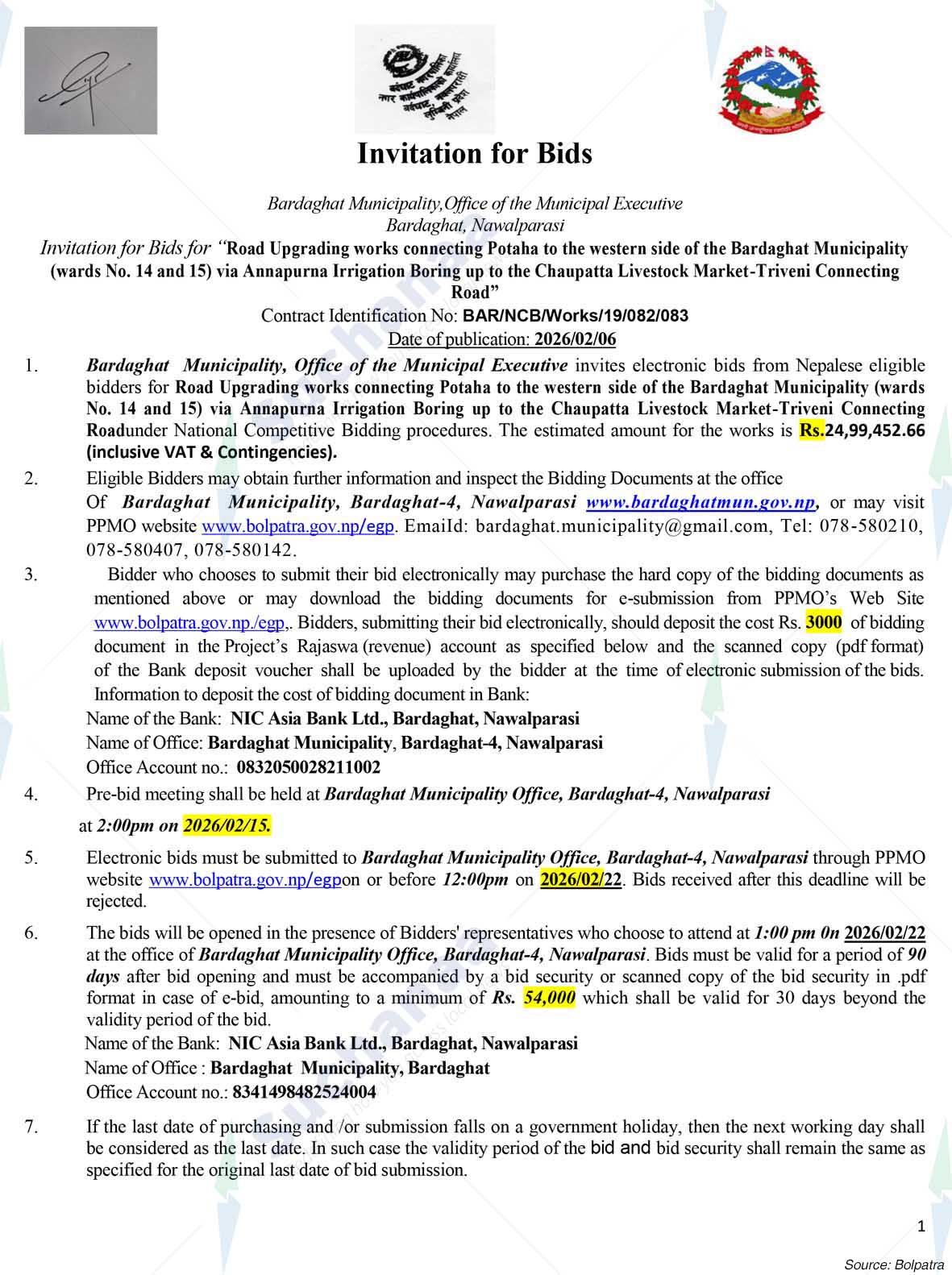 Bardaghat Municipality