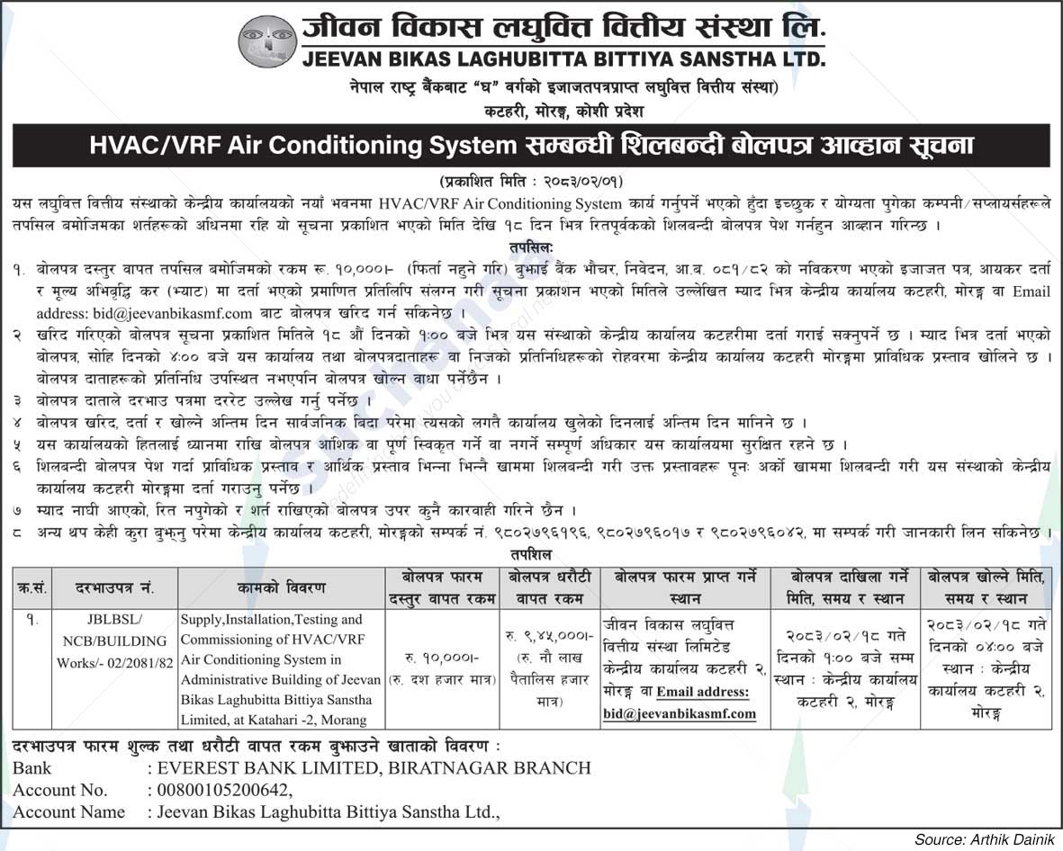 Jeevan Bikas Laghubitta Bittiya Sanstha Ltd.