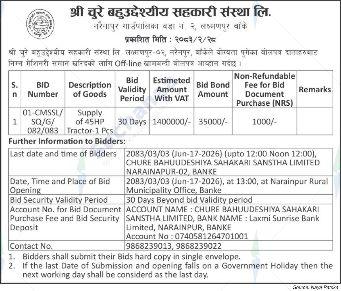 Shree Chure Multipurpose Cooperative Ltd.