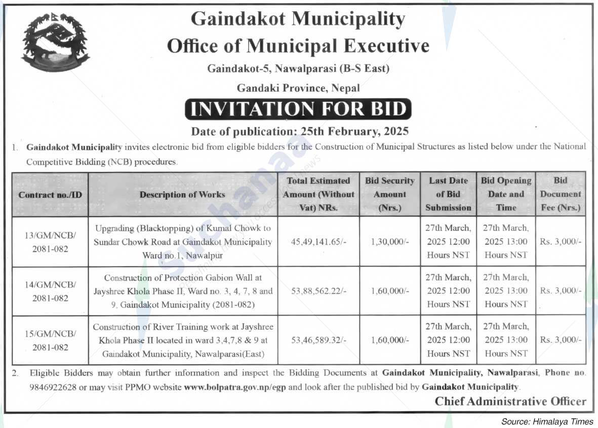 Gaindakot Municipality