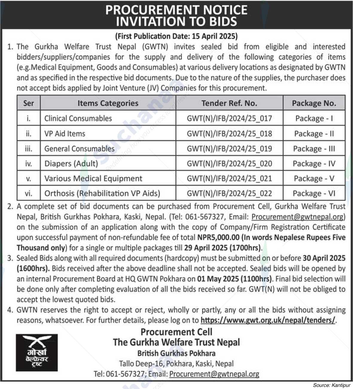 The Gurkha Welfare Trust Nepal (GWTN)