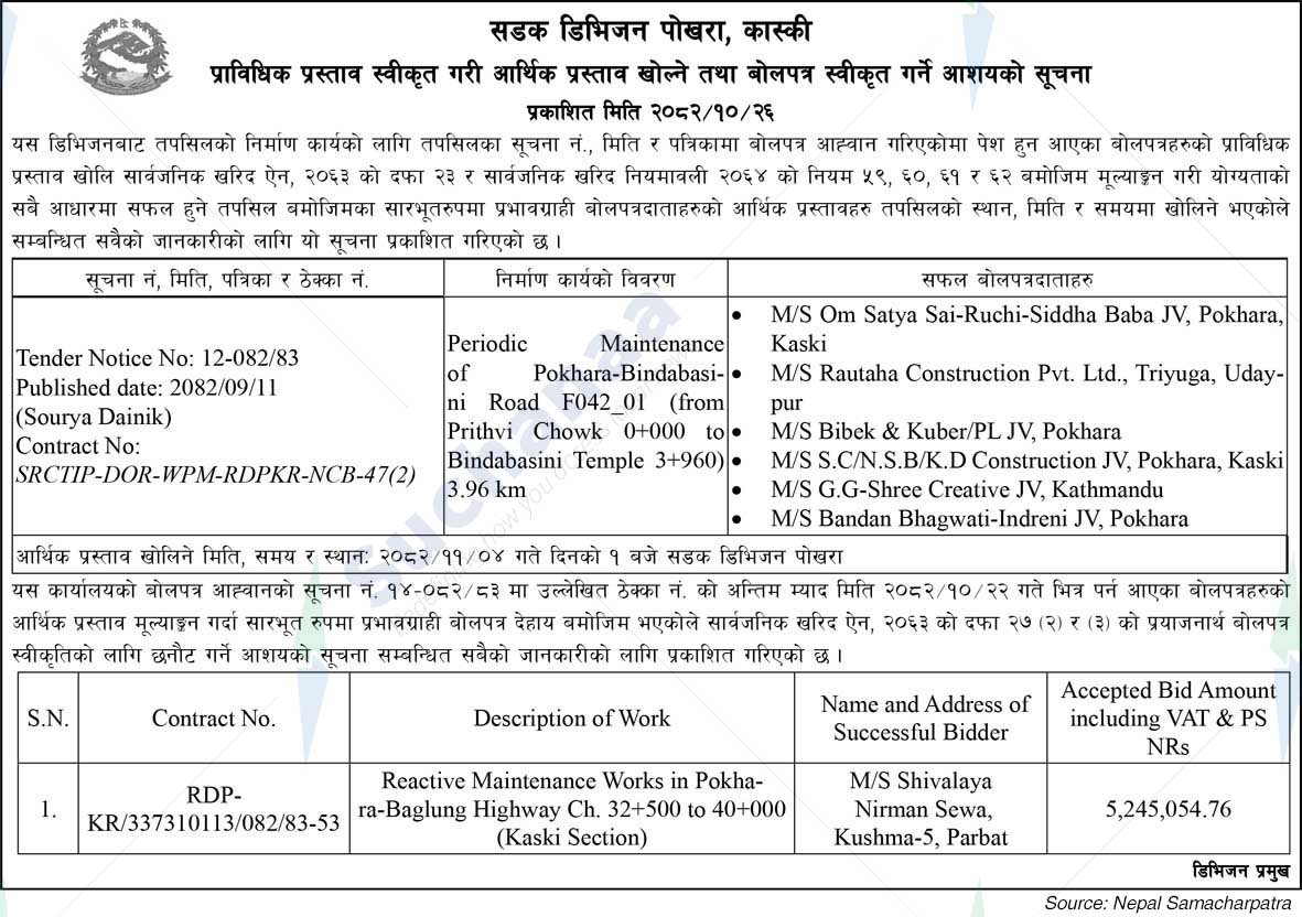 Road Division Pokhara