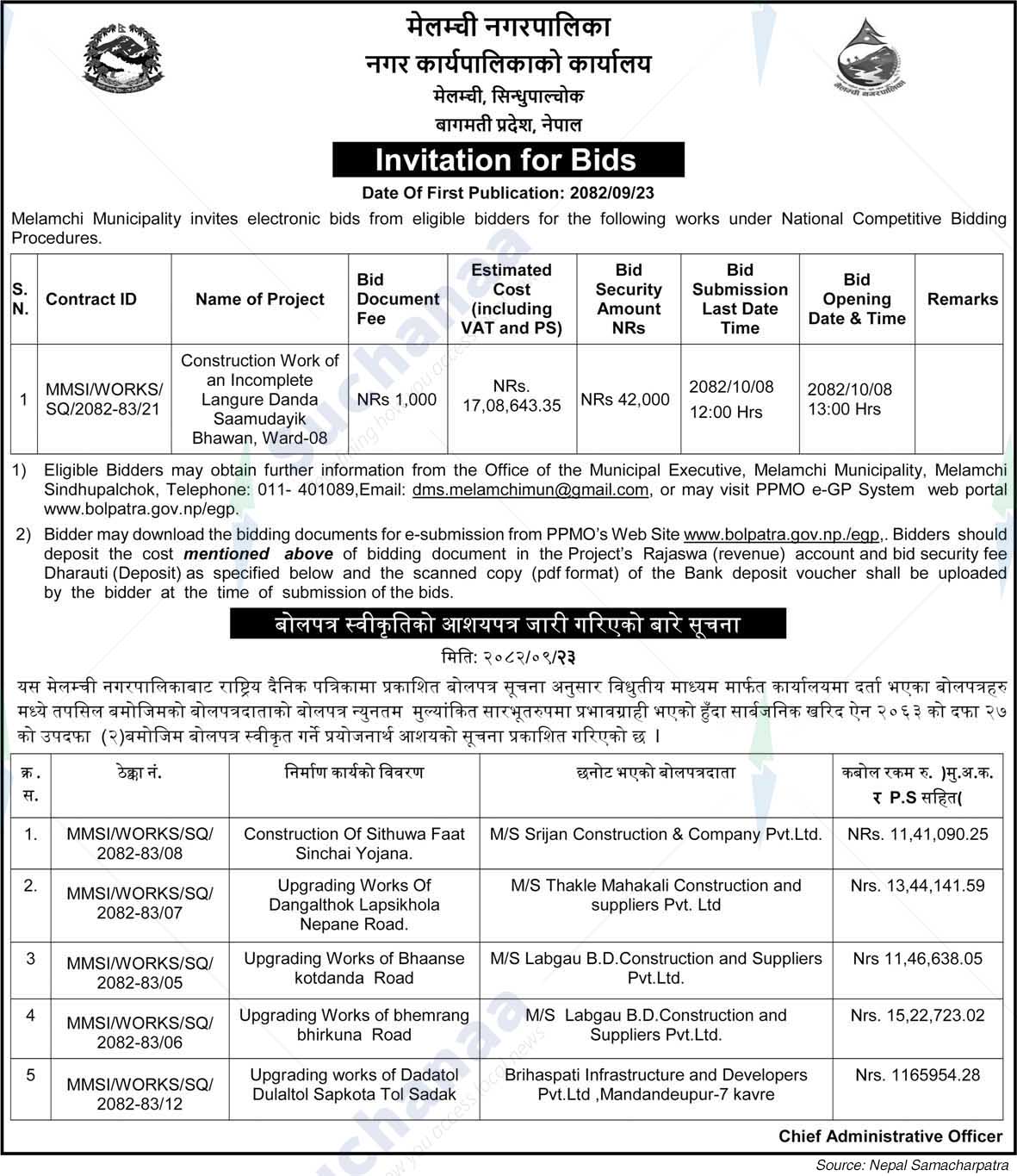 Melamchi Municipality