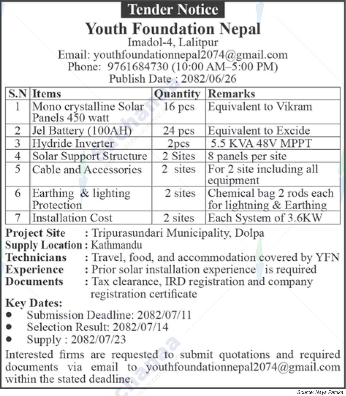 Nepal Youth Foundation Nepal