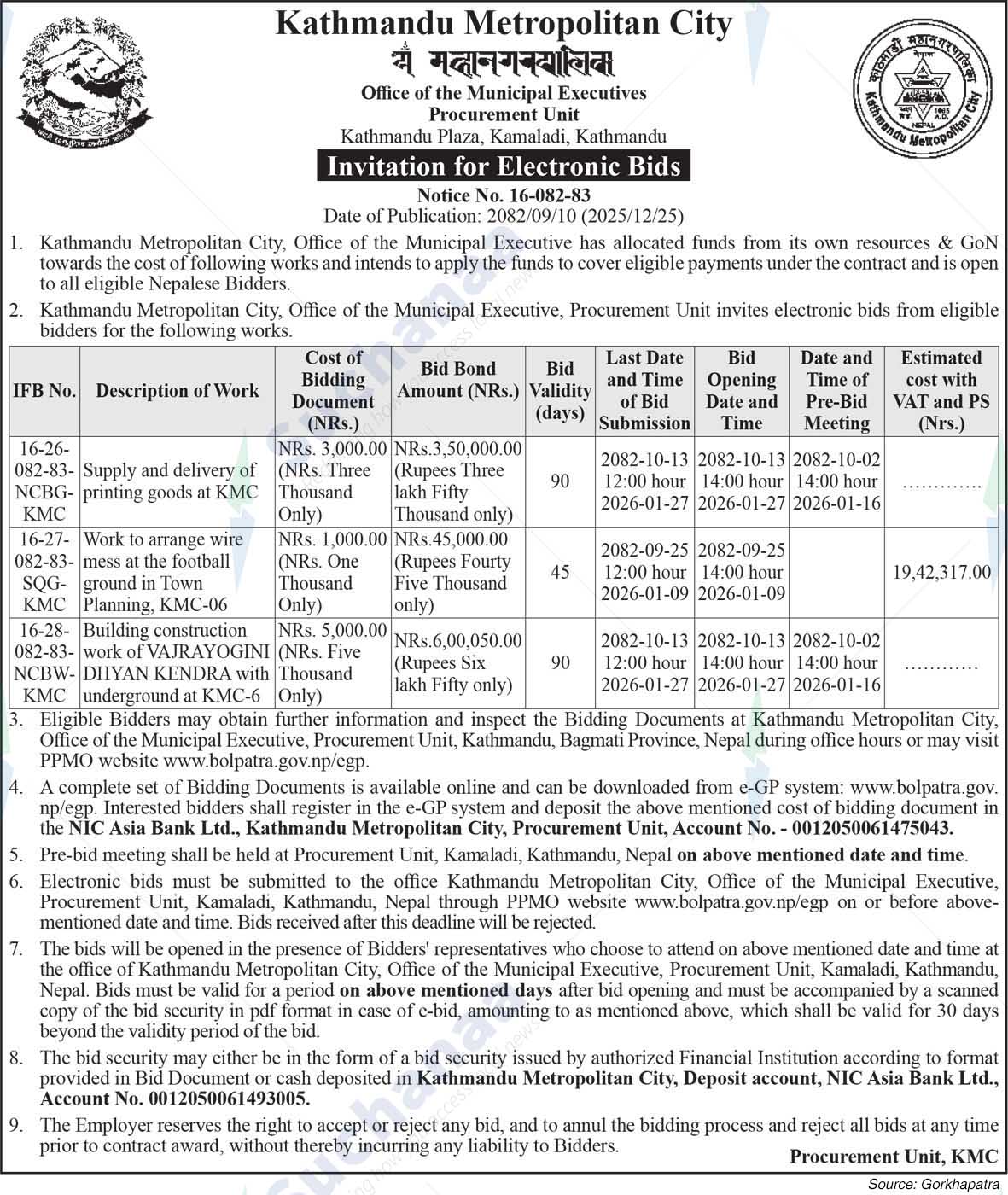 Kathmandu Metropolitan City
