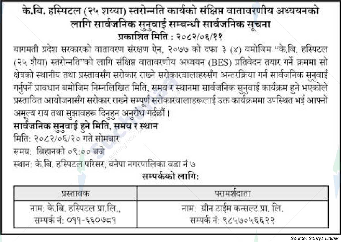 K.B. Hospital Pvt. Ltd.