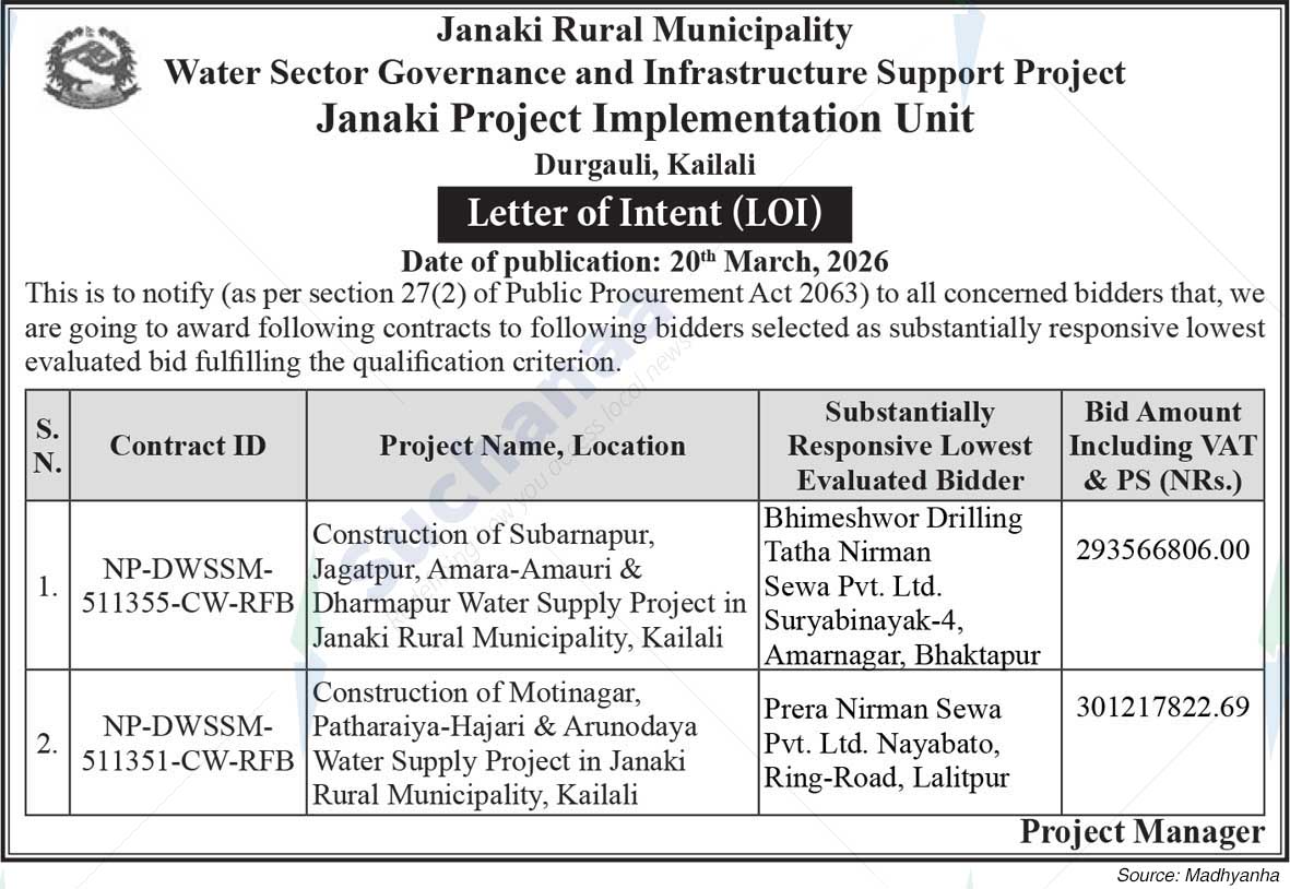 Janaki Project Implementation Unit, Kailali