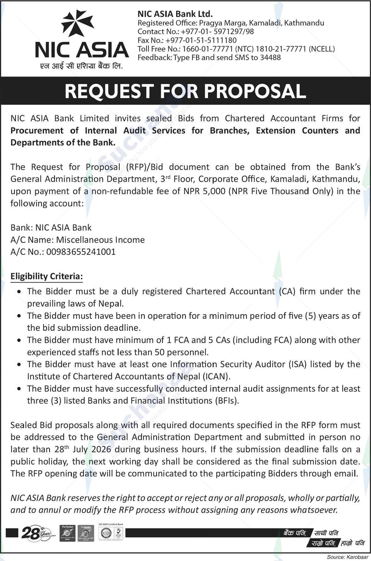 NIC Asia Bank Limited