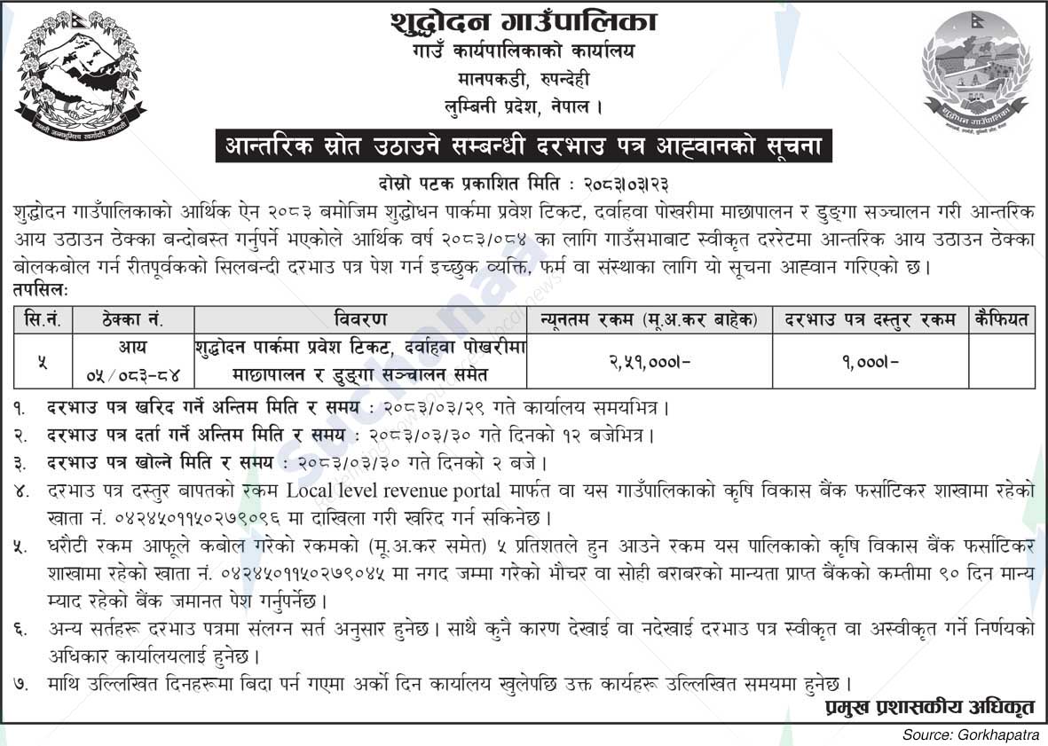 Shuddhodhan Rural Municipality
