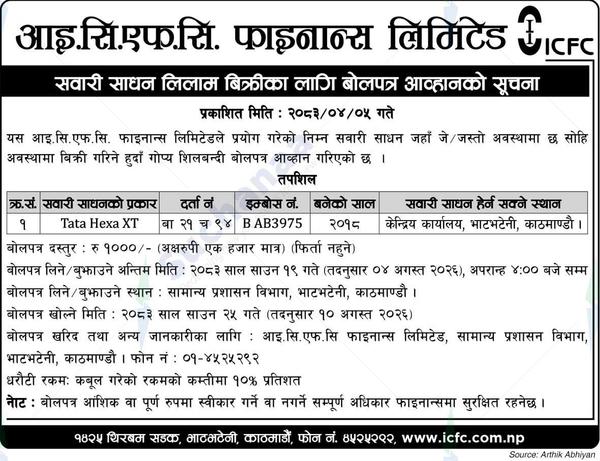 ICFC Finance Limited