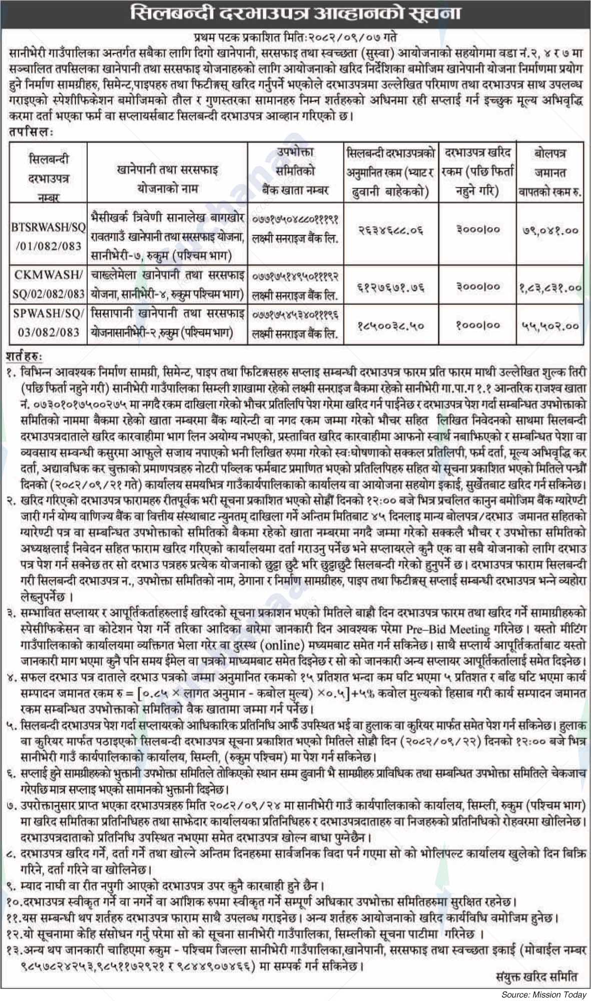 Sanibheri Rural Municipality