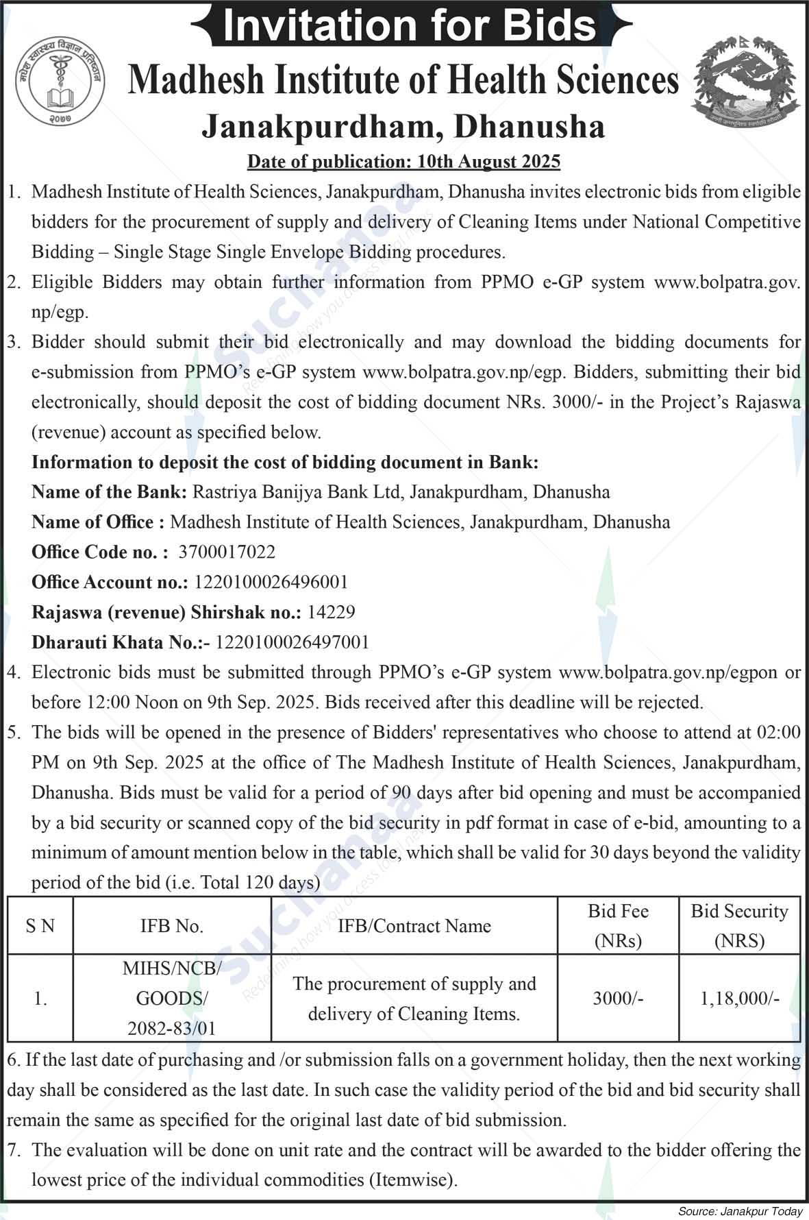 Madhesh Institute of Health Sciences (MIHS)