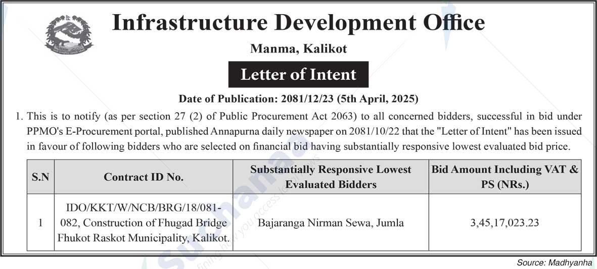 Infrastructure Development Office
