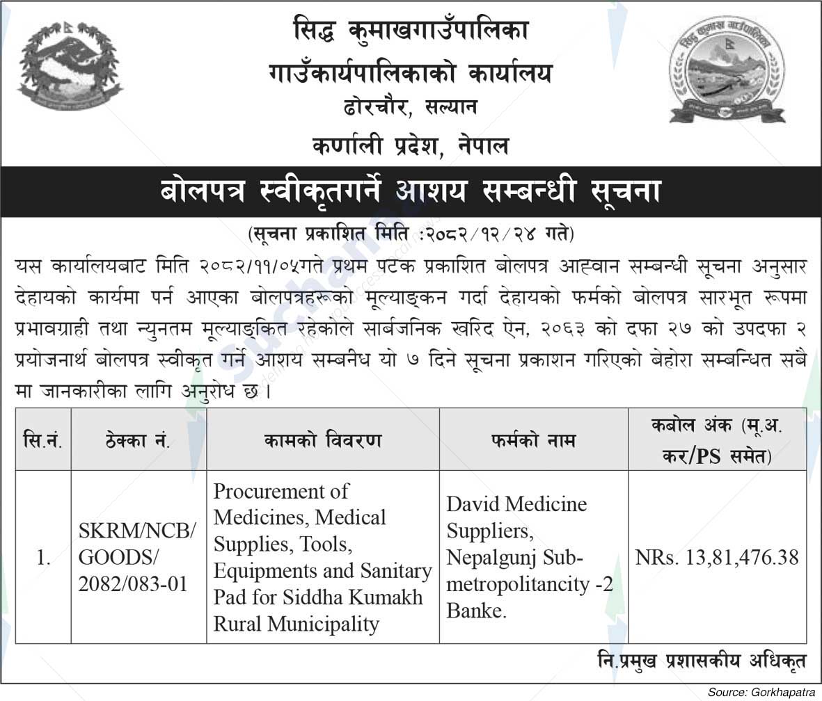 Siddha Kumakh Rural Municipality