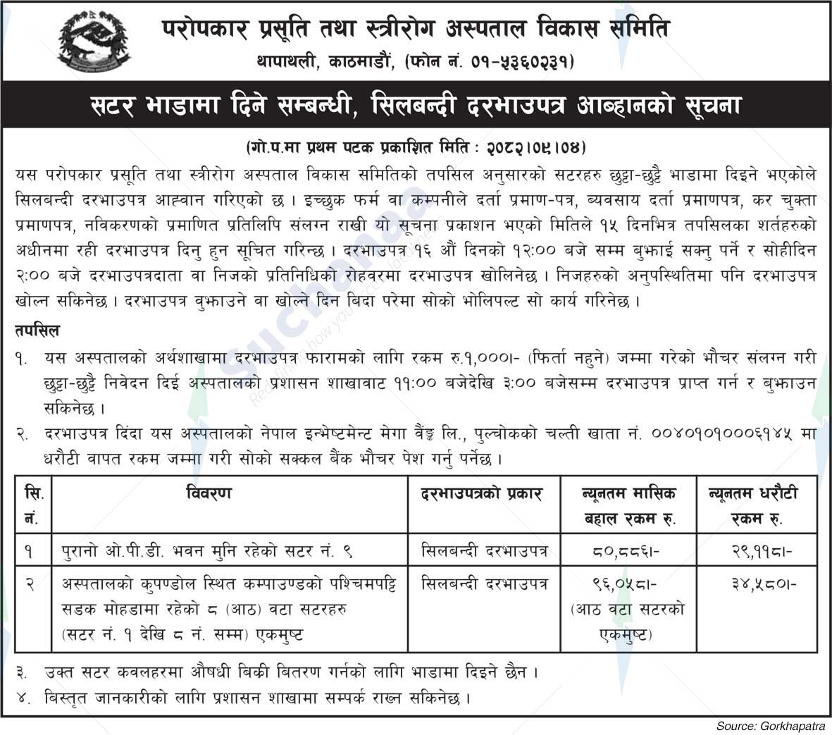 Paropakar Maternity and Women's Hospital