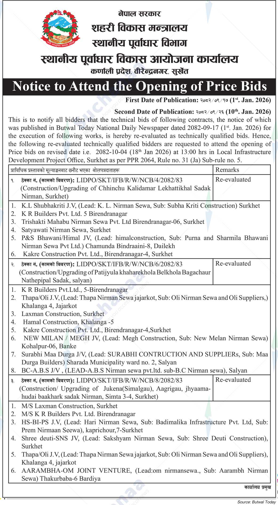 Local Infrastructure Development Project Office, Karnali