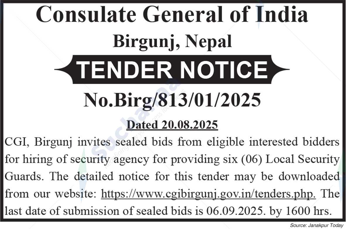 Consulate General of India (CGI), Birgunj