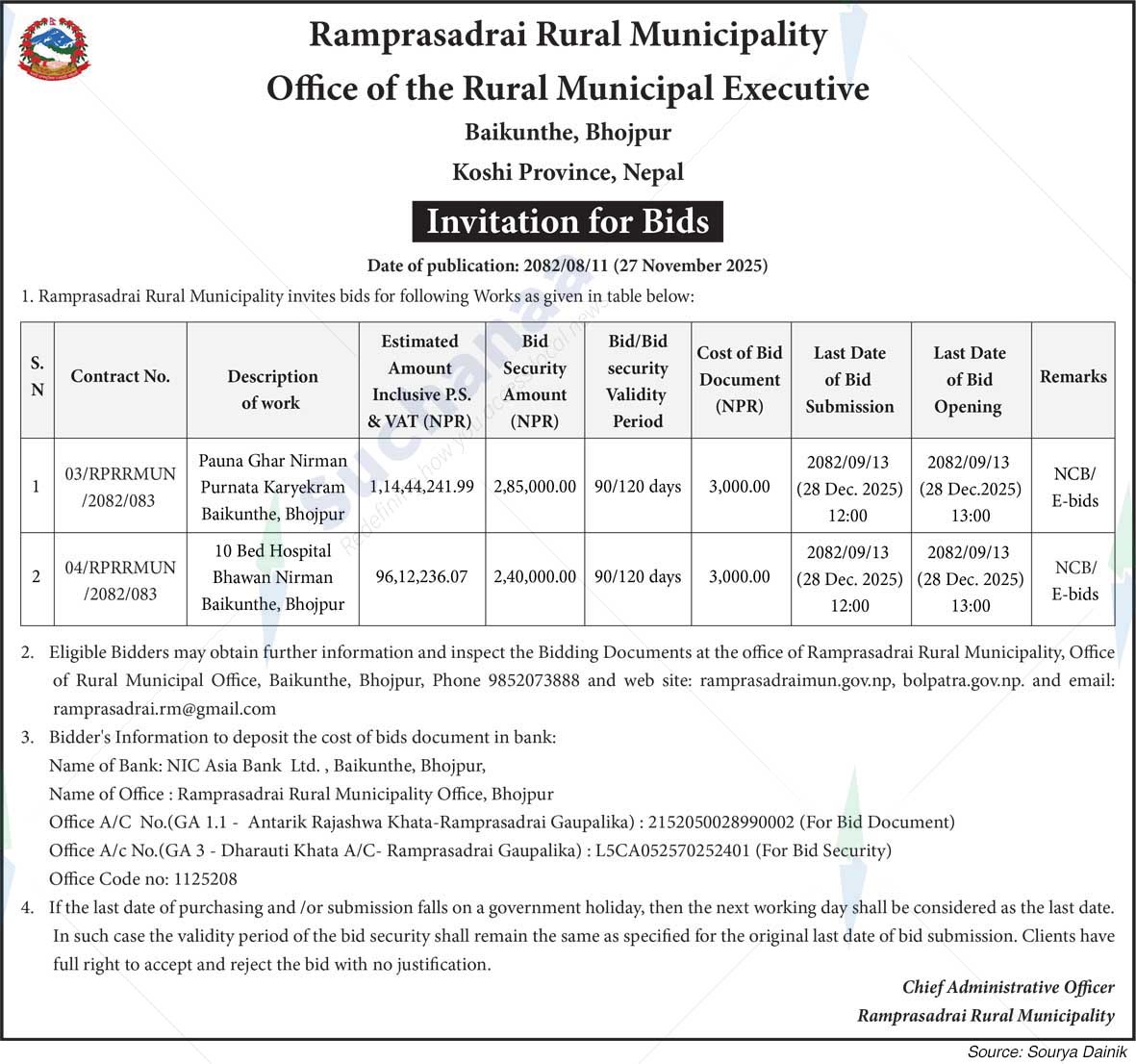 Ramprasad Rai Rural Municipality