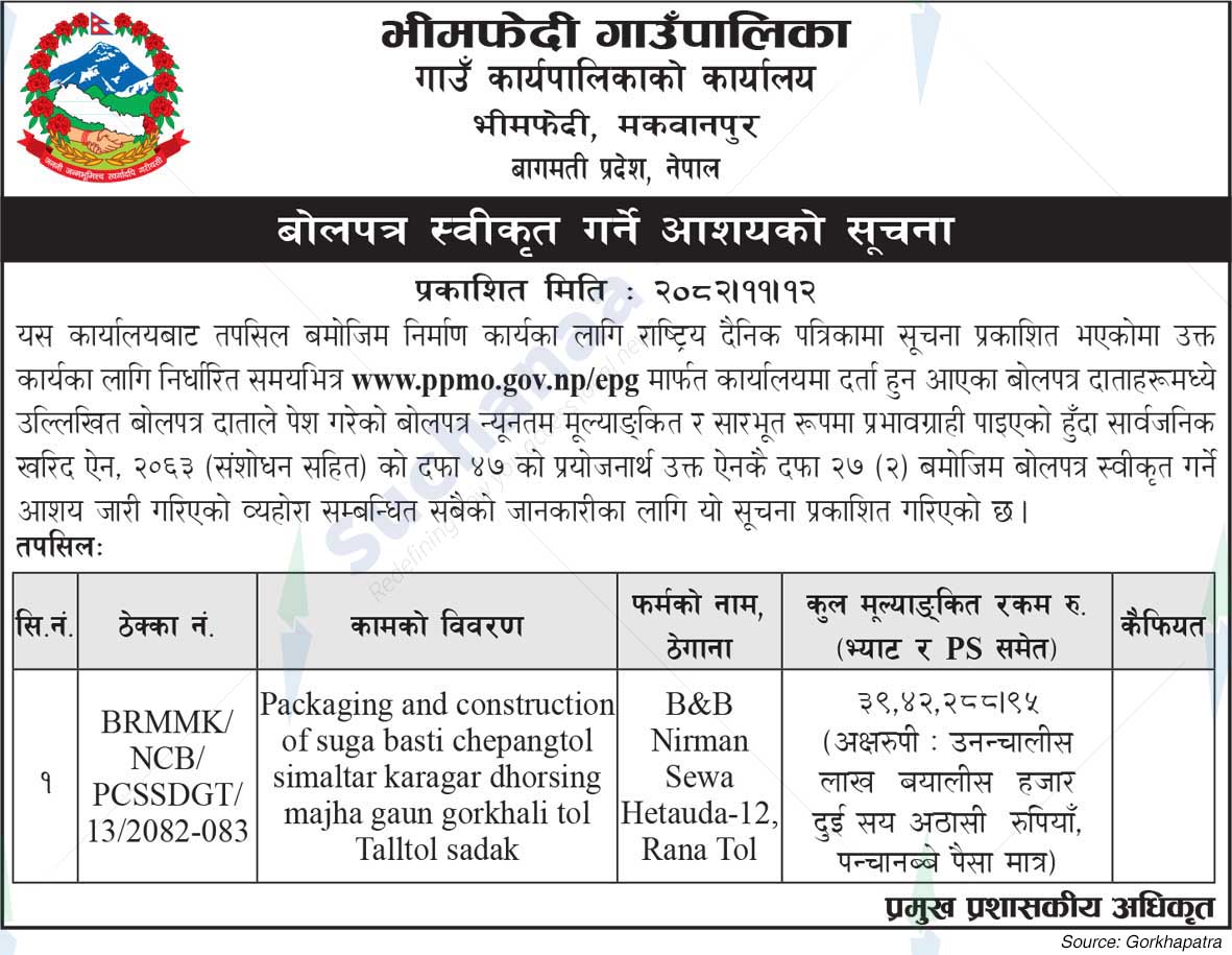 Bhimphedi Rural Municipality