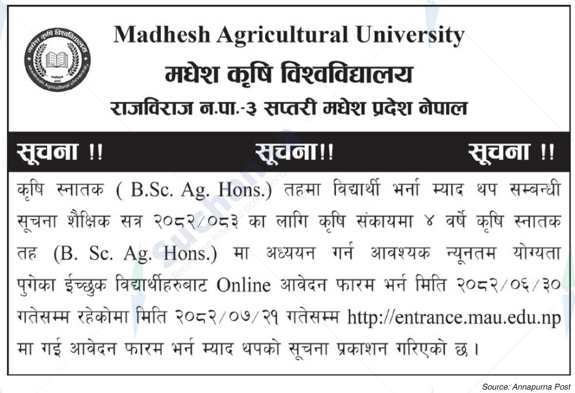 Madhesh Agricultural University