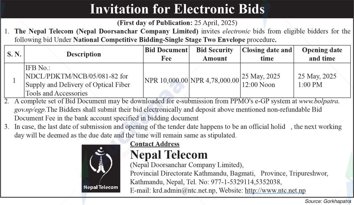 Nepal Doorsanchar Company Limited (NTC)