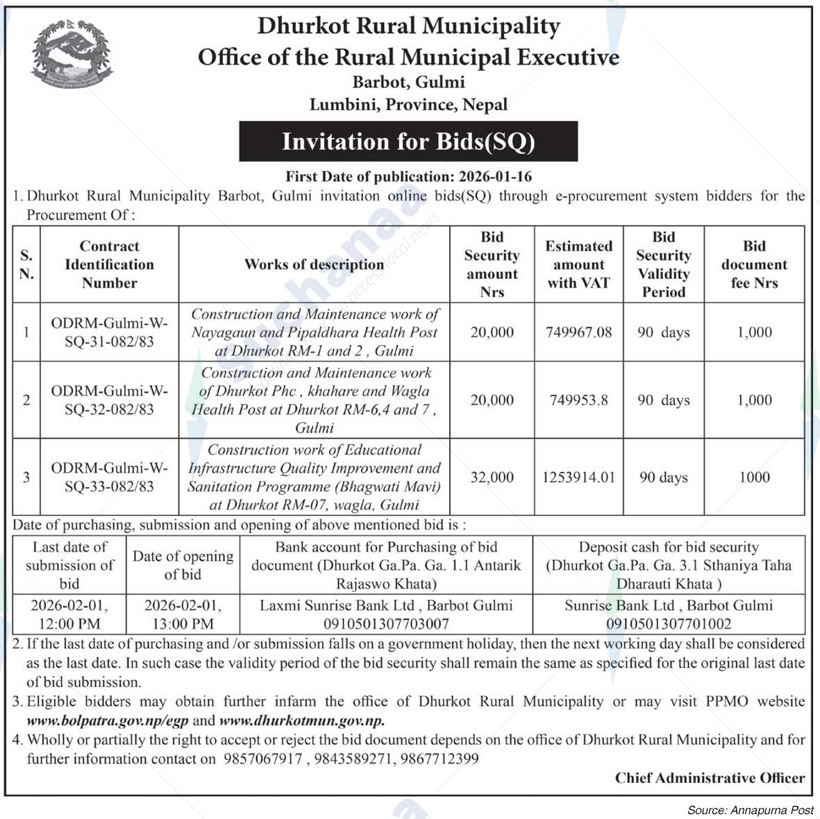 Dhurkot Rural Municipality