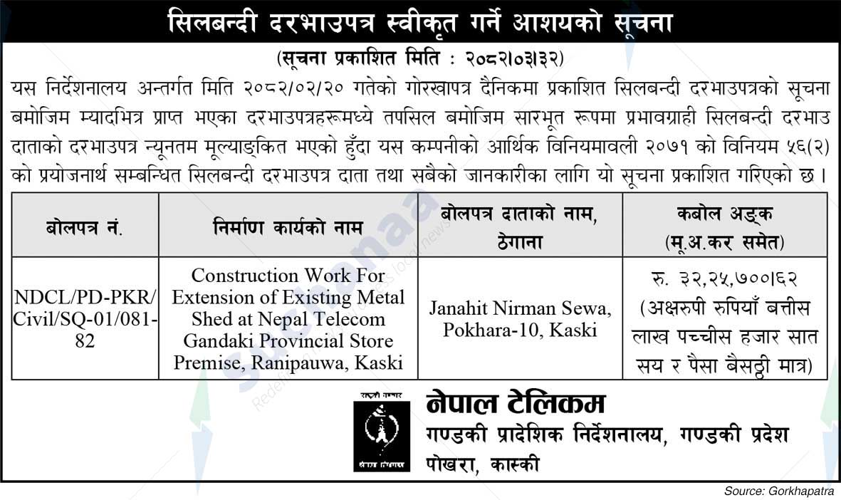 Nepal Doorsanchar Company Limited (NTC)