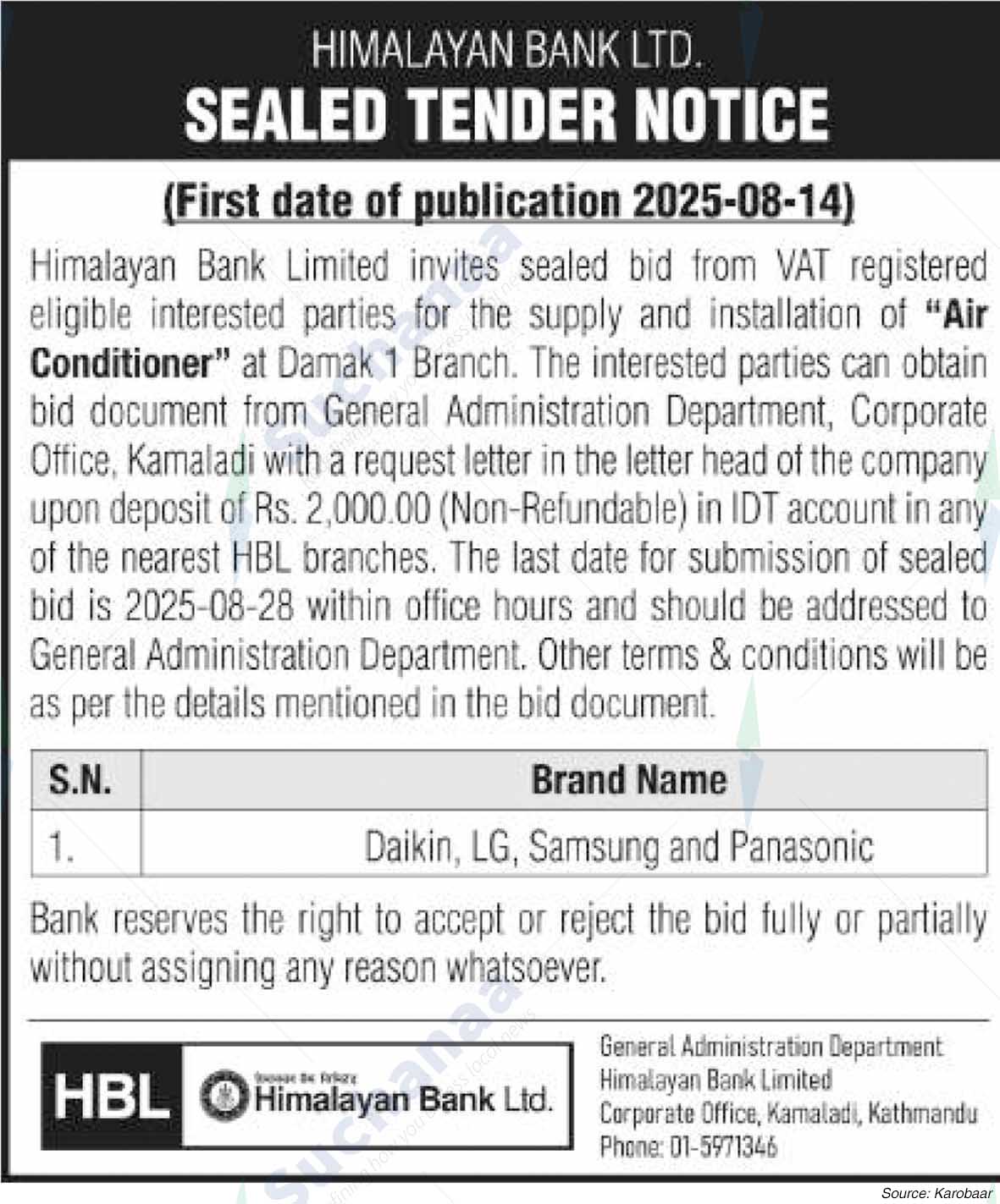 Himalayan Bank Limited