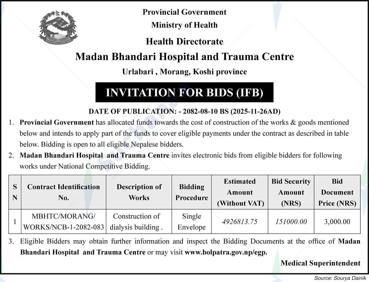 Madan Bhandari Hospital & Trauma Center