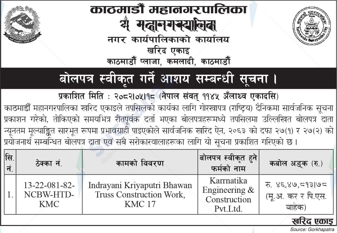 Kathmandu Metropolitan City