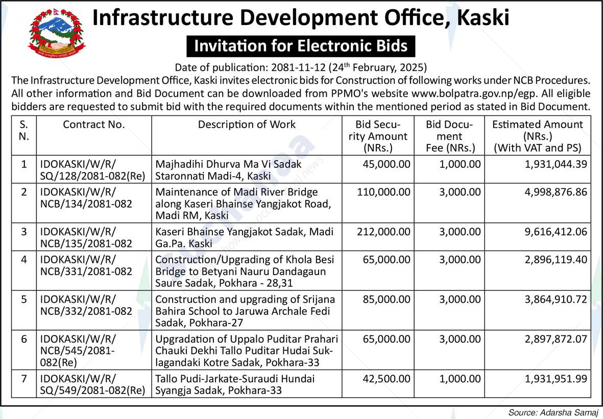 Infrasturcture Development Office, Kaski