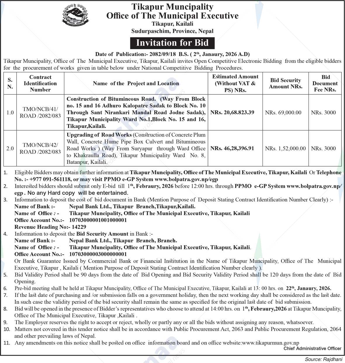 Tikapur Municipality