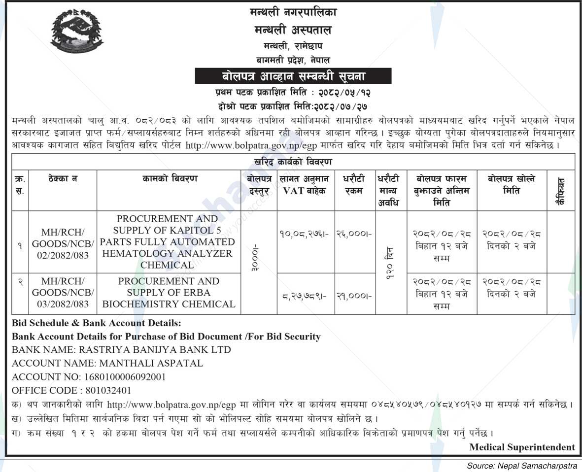 Manthali Municipality