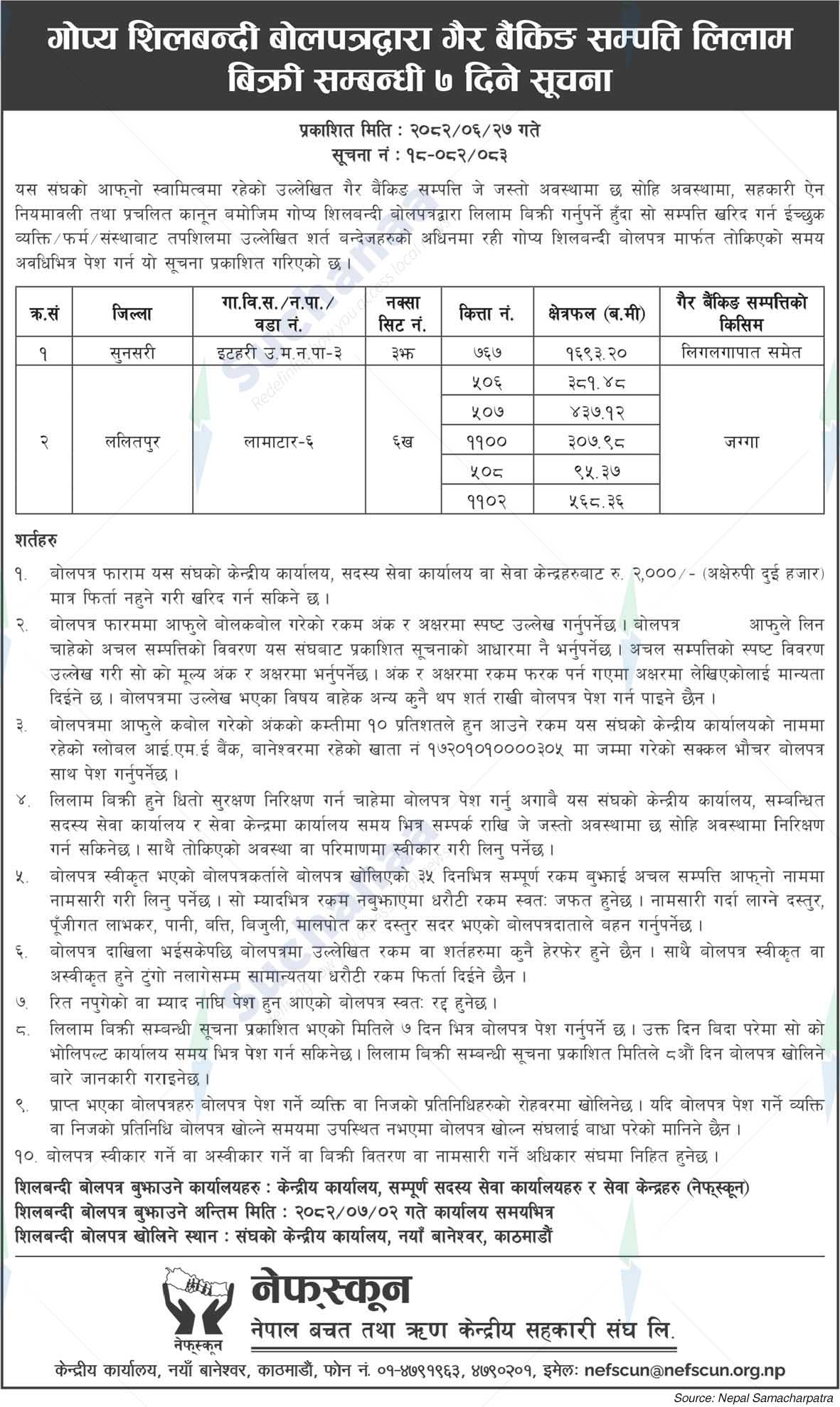 Nepal Federation of Savings and Credit Cooperatives Union Ltd. (NEFSCUN)