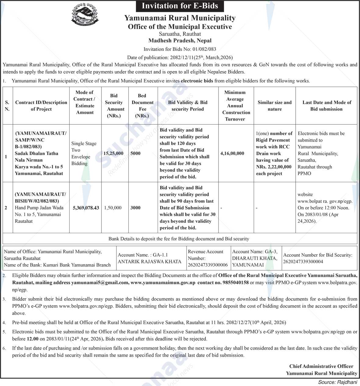 Yamunamai Rural Municipality