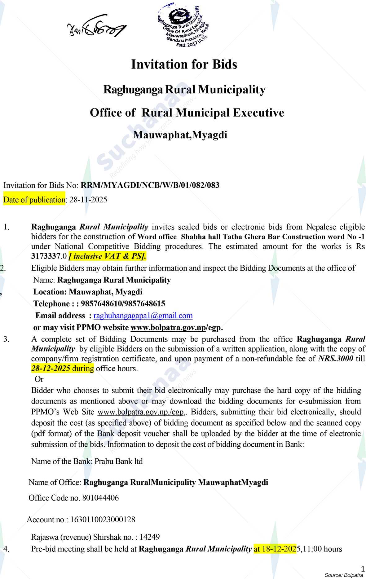 Raghuganga Rural Municipality