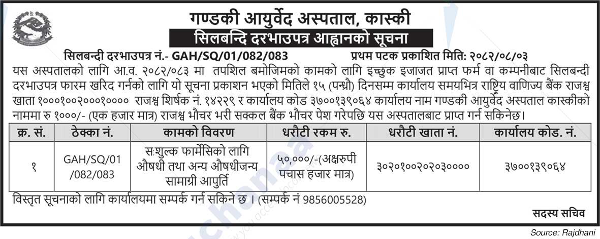 Gandaki Ayurveda Hospital