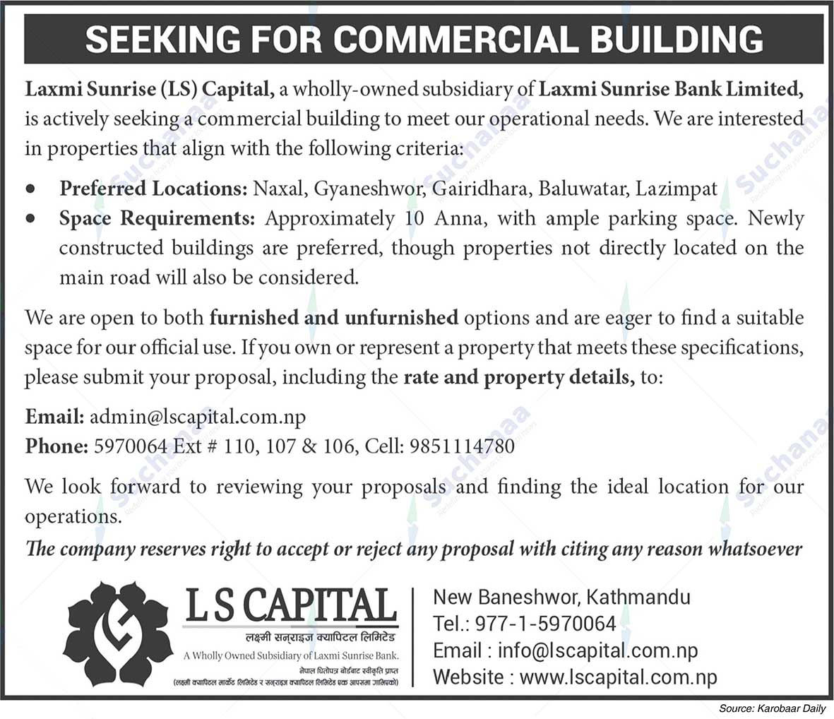 Laxmi sunrise Capital