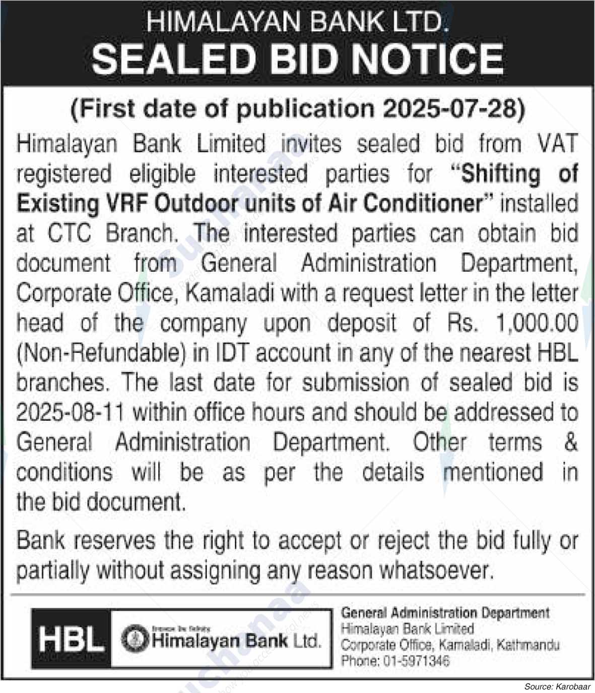 Himalayan Bank Limited