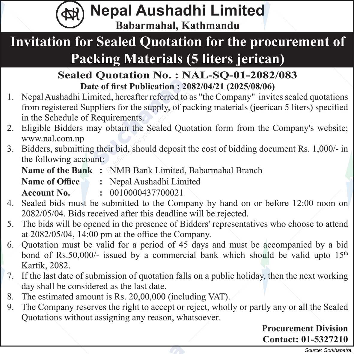 Nepal Aushadhi Limited
