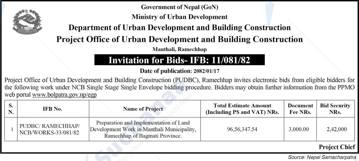 Project Office of Urban Development and Building Construction